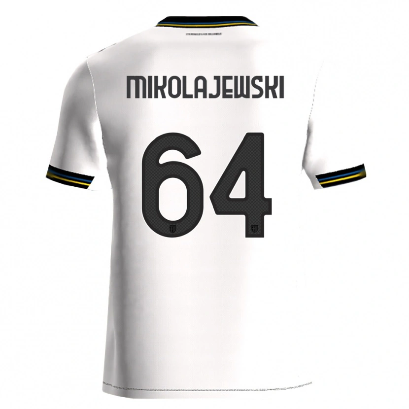 Danxen Men Daniel Mikolajewski #64 White Black Home Jersey 2025/26 T-Shirt
