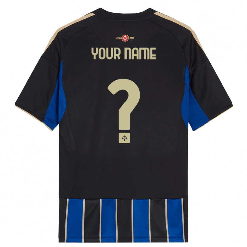Danxen Men Your Name #0 Black Blue Home Jersey 2025/26 T-Shirt