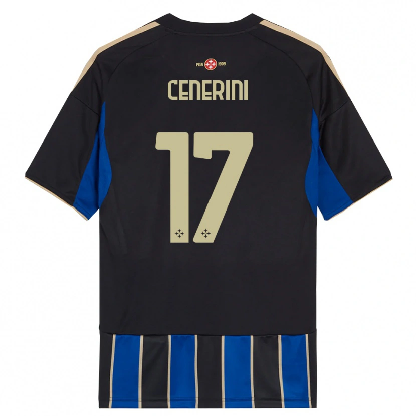 Danxen Men Marco Cenerini #17 Black Blue Home Jersey 2025/26 T-Shirt