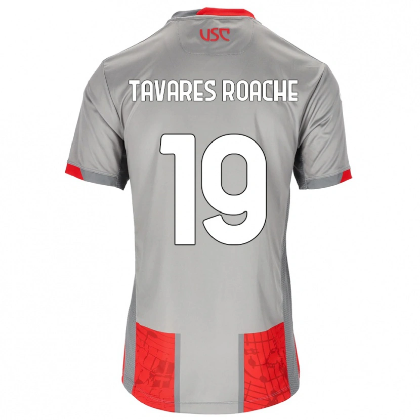 Danxen Men Carter Tavares Roache #19 Red Gray Home Jersey 2025/26 T-Shirt