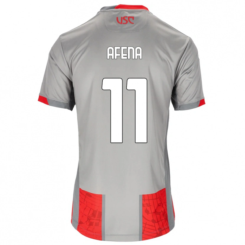 Danxen Men Felix Afena-Gyan #11 Red Gray Home Jersey 2025/26 T-Shirt