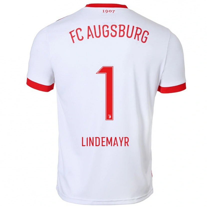 Danxen Men Lisa Lindemayr #1 White Red Home Jersey 2025/26 T-Shirt