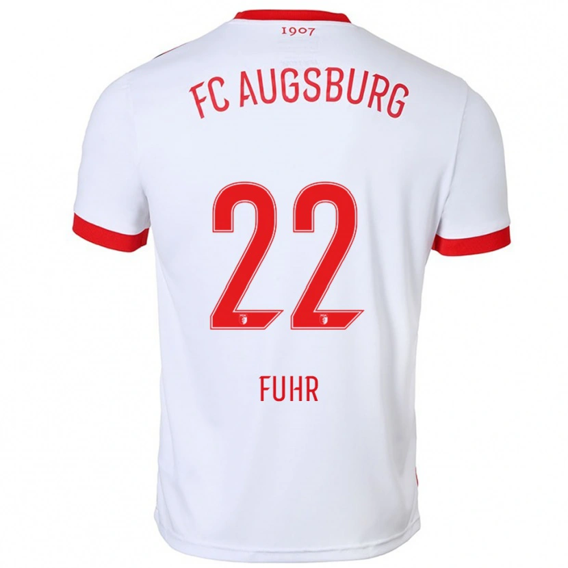 Danxen Men Paula Fuhr #22 White Red Home Jersey 2025/26 T-Shirt