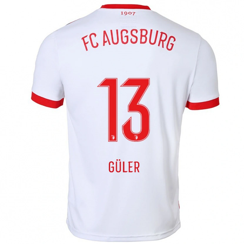Danxen Men Mete Güler #13 White Red Home Jersey 2025/26 T-Shirt