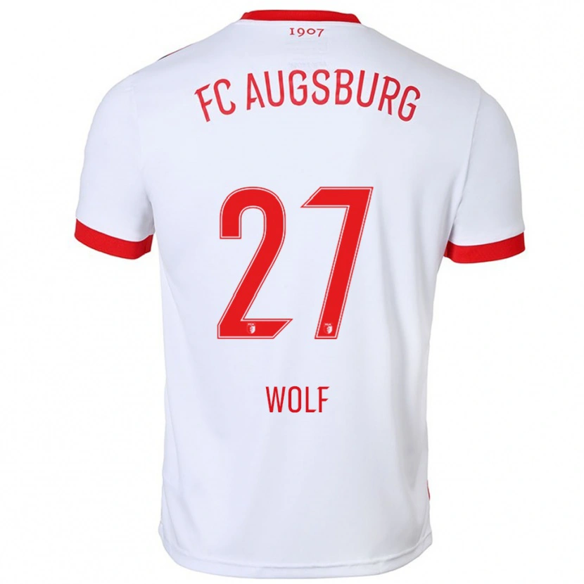 Danxen Men Marius Wolf #27 White Red Home Jersey 2025/26 T-Shirt