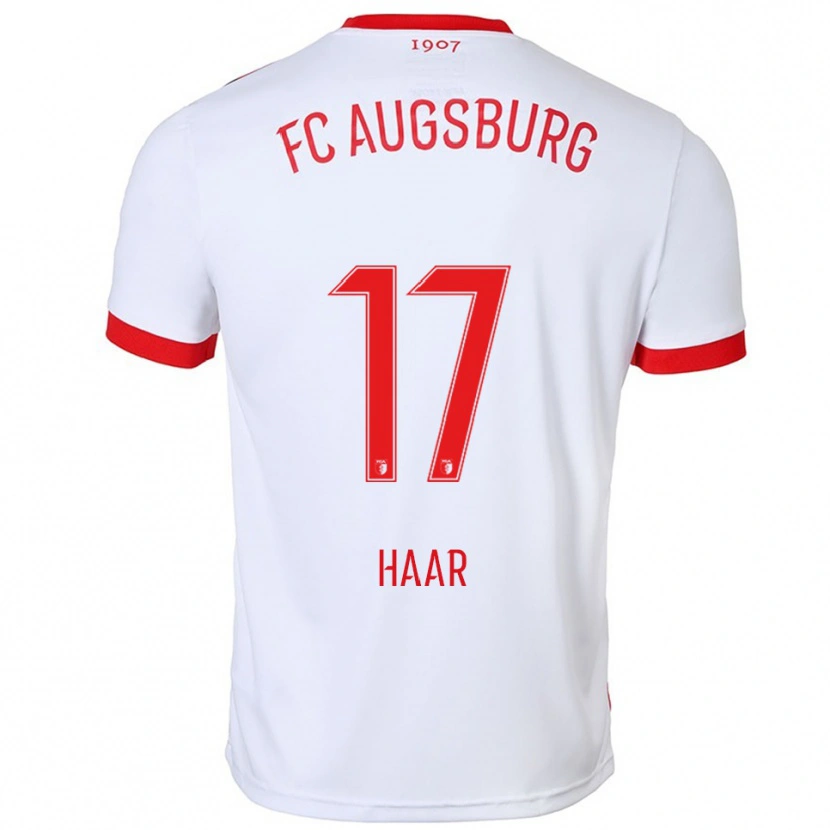 Danxen Men David Haar #17 White Red Home Jersey 2025/26 T-Shirt