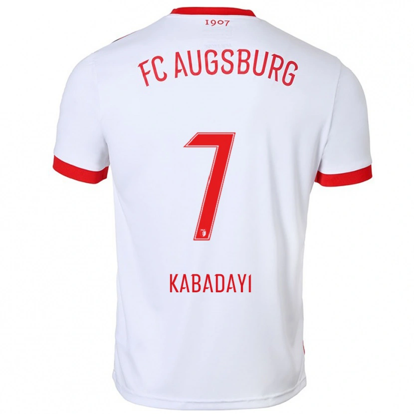Danxen Men Yusuf Kabadayi #7 White Red Home Jersey 2025/26 T-Shirt