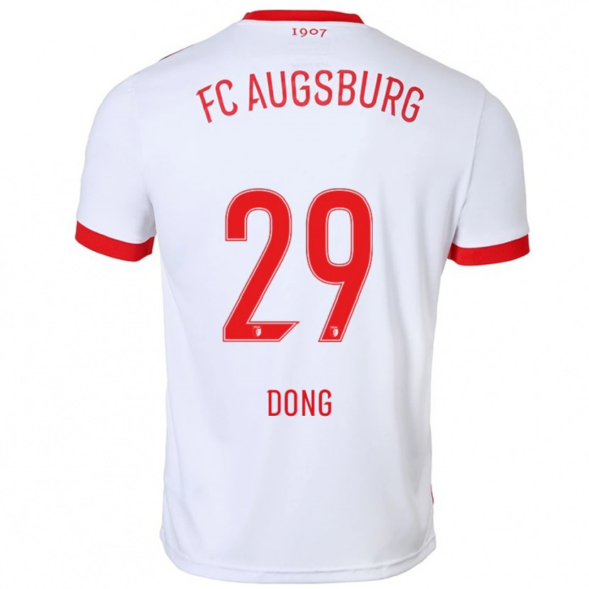 Danxen Men Kyliane Dong #29 White Red Home Jersey 2025/26 T-Shirt
