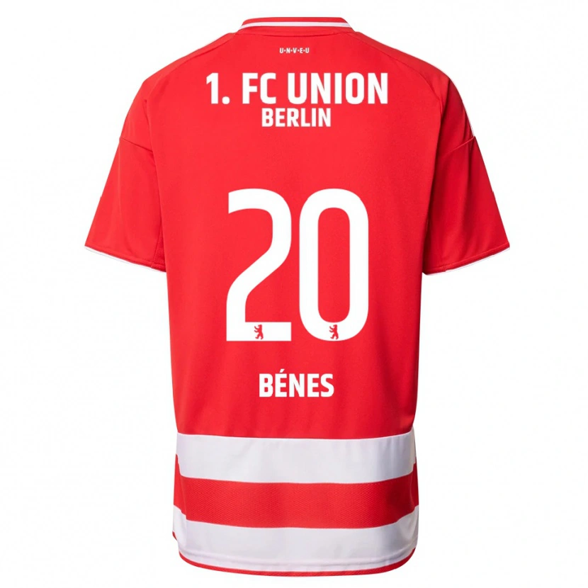 Danxen Men László Bénes #20 Red White Home Jersey 2025/26 T-Shirt