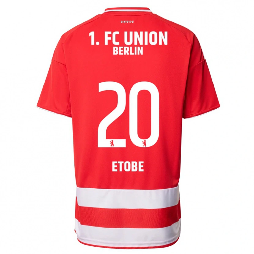 Danxen Men Michael Etobe #20 Red White Home Jersey 2025/26 T-Shirt