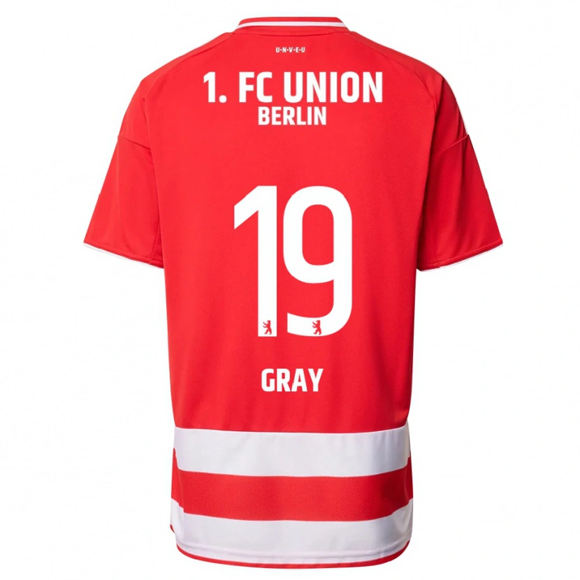 Danxen Men Mekhi Gray #19 Red White Home Jersey 2025/26 T-Shirt