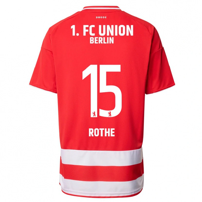 Danxen Men Tom Rothe #15 Red White Home Jersey 2025/26 T-Shirt