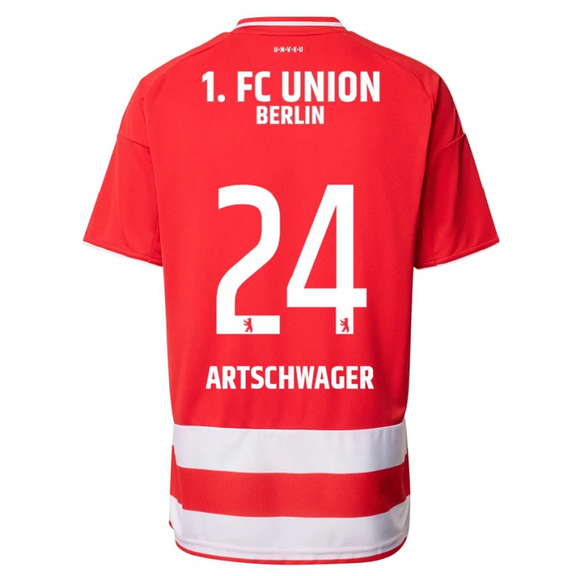 Danxen Men Finn Artschwager #24 Red White Home Jersey 2025/26 T-Shirt