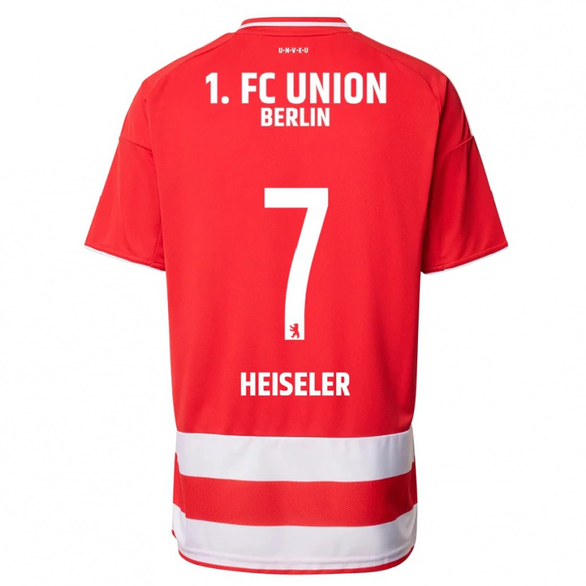 Danxen Men Lisa Heiseler #7 Red White Home Jersey 2025/26 T-Shirt