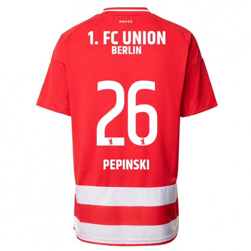 Danxen Men Louis Pepinski #26 Red White Home Jersey 2025/26 T-Shirt