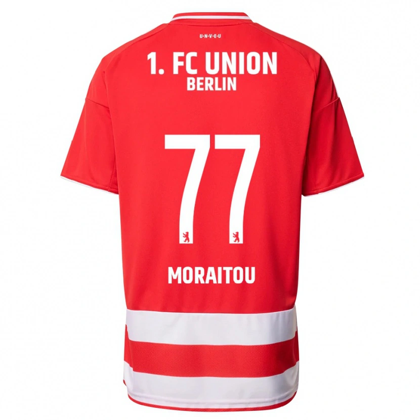 Danxen Men Athanasia Moraitou #77 Red White Home Jersey 2025/26 T-Shirt