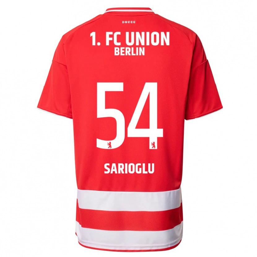 Danxen Men Defne Sarıoğlu #54 Red White Home Jersey 2025/26 T-Shirt