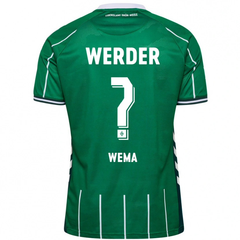 Danxen Men Aize Wema #0 Green White Home Jersey 2025/26 T-Shirt