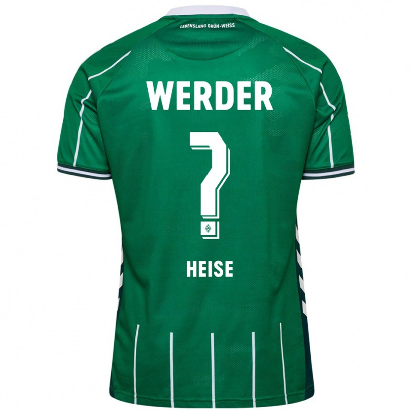 Danxen Men Marius Heise #0 Green White Home Jersey 2025/26 T-Shirt