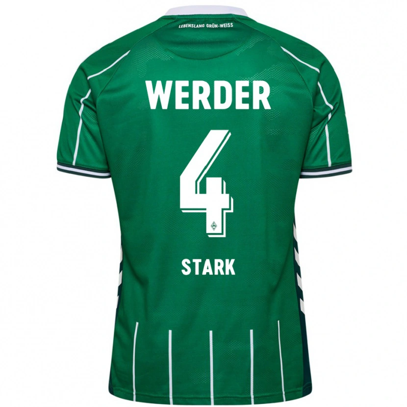 Danxen Men Niklas Stark #4 Green White Home Jersey 2025/26 T-Shirt