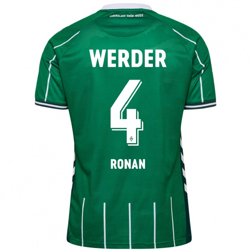 Danxen Men Kaylie Ronan #4 Green White Home Jersey 2025/26 T-Shirt