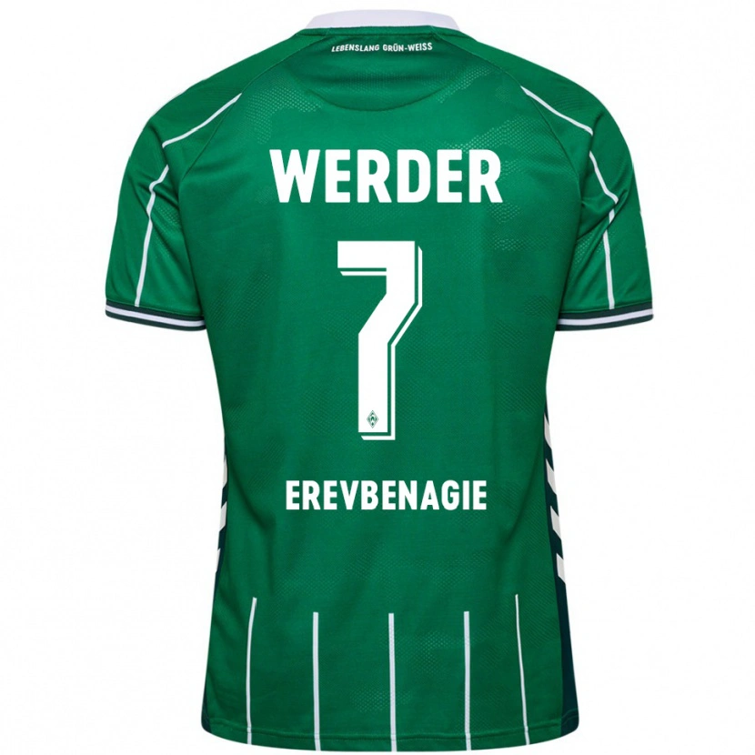 Danxen Men Paul Erevbenagie #7 Green White Home Jersey 2025/26 T-Shirt