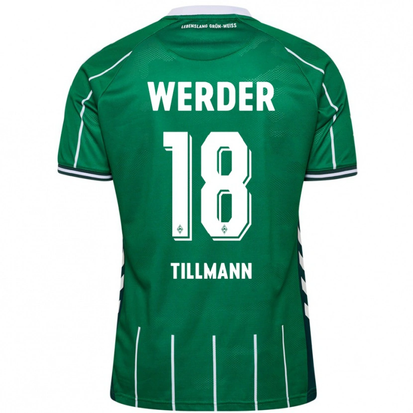 Danxen Men Felix Tillmann #18 Green White Home Jersey 2025/26 T-Shirt