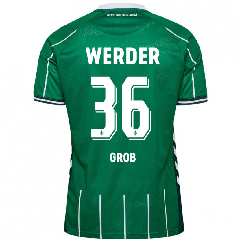 Danxen Men Christian Groß #36 Green White Home Jersey 2025/26 T-Shirt