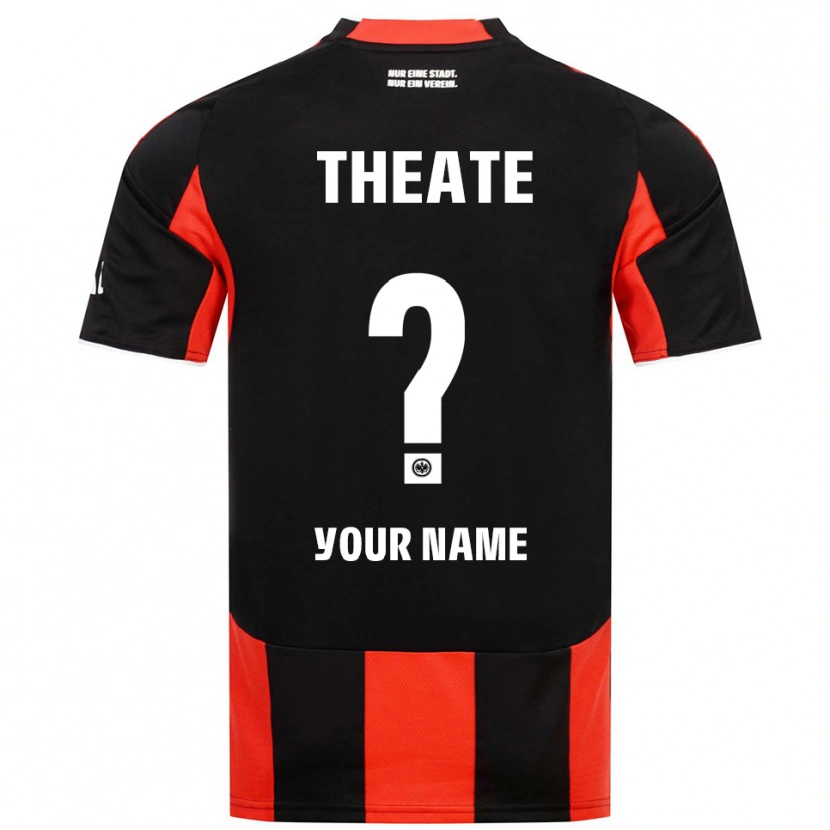 Danxen Men Your Name #0 Black Red Home Jersey 2025/26 T-Shirt
