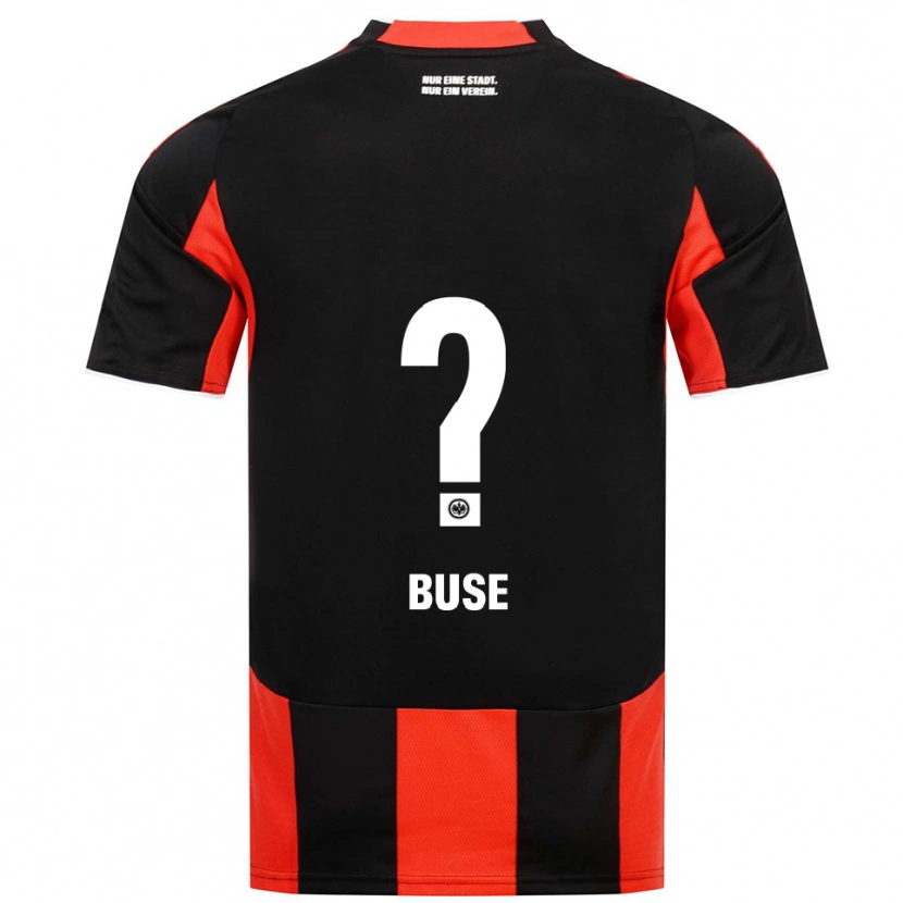 Danxen Men Gabriel Buse #0 Black Red Home Jersey 2025/26 T-Shirt
