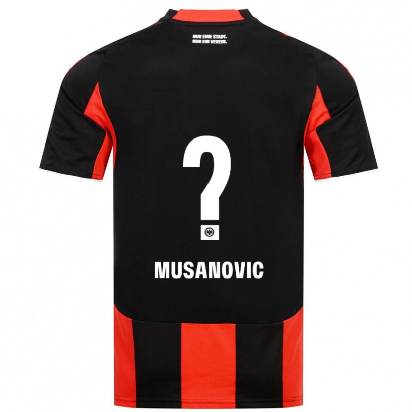 Danxen Men Haris Musanovic #0 Black Red Home Jersey 2025/26 T-Shirt