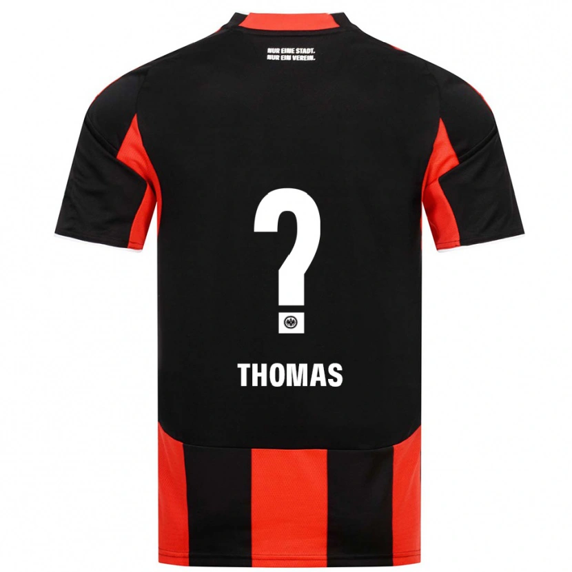 Danxen Men Max Thomas #0 Black Red Home Jersey 2025/26 T-Shirt