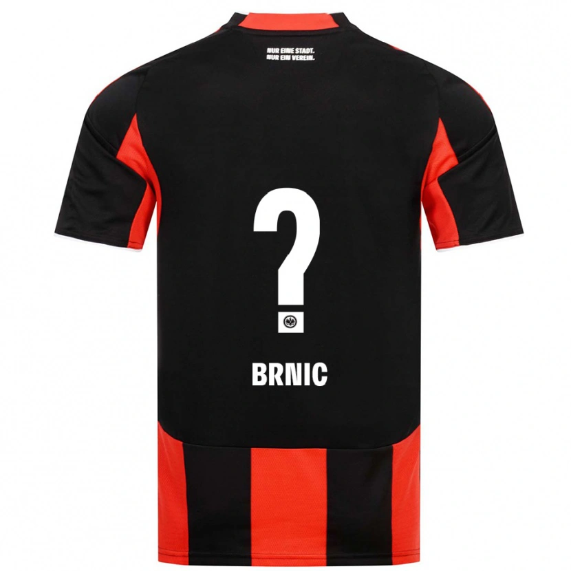 Danxen Men Luka Brnic #0 Black Red Home Jersey 2025/26 T-Shirt