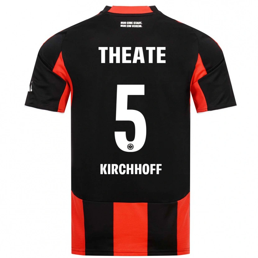 Danxen Men Benjamin Kirchhoff #5 Black Red Home Jersey 2025/26 T-Shirt