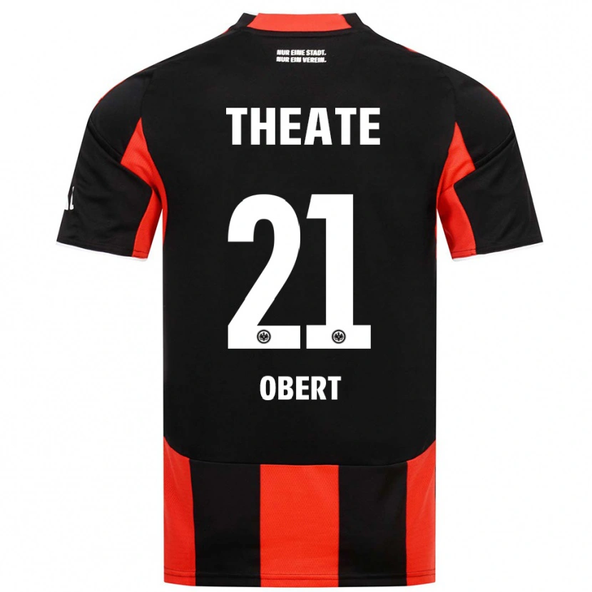 Danxen Men Yuriy Obert #21 Black Red Home Jersey 2025/26 T-Shirt