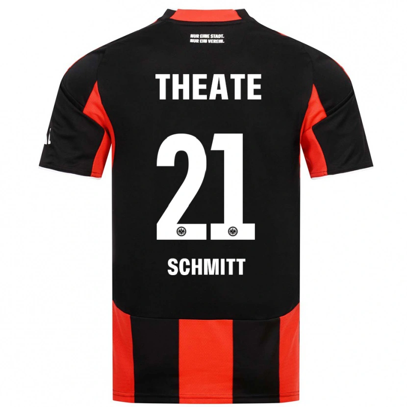 Danxen Men Joshua Schmitt #21 Black Red Home Jersey 2025/26 T-Shirt