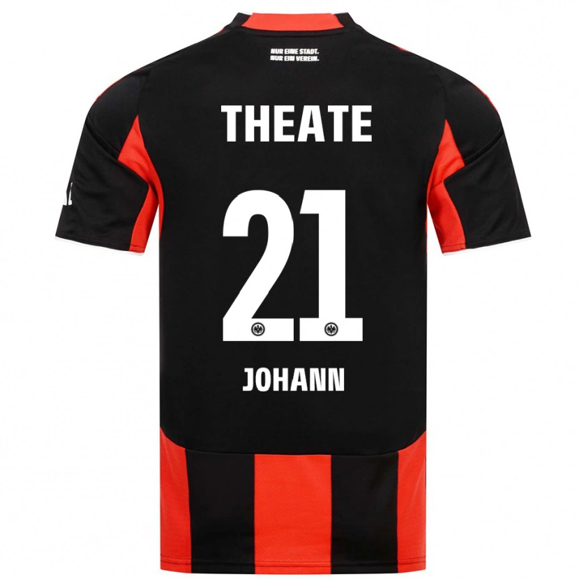 Danxen Men Hannah Johann #21 Black Red Home Jersey 2025/26 T-Shirt