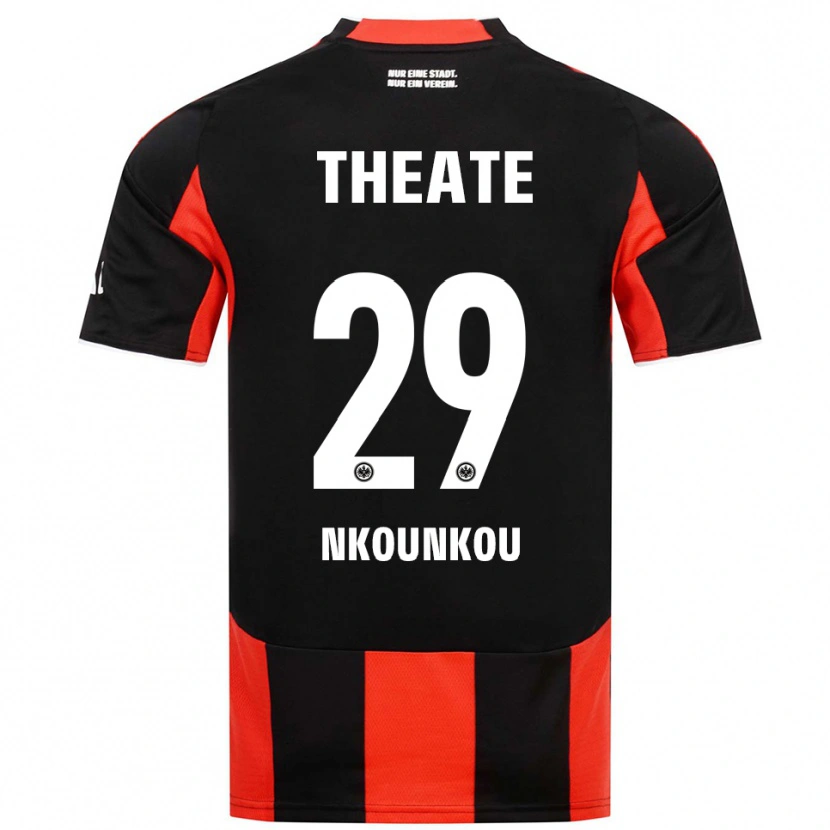 Danxen Men Niels Nkounkou #29 Black Red Home Jersey 2025/26 T-Shirt