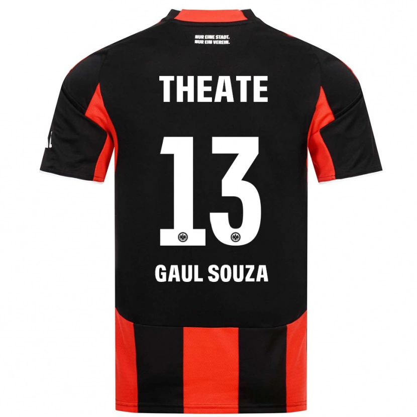 Danxen Men Alessandro Gaul Souza #13 Black Red Home Jersey 2025/26 T-Shirt