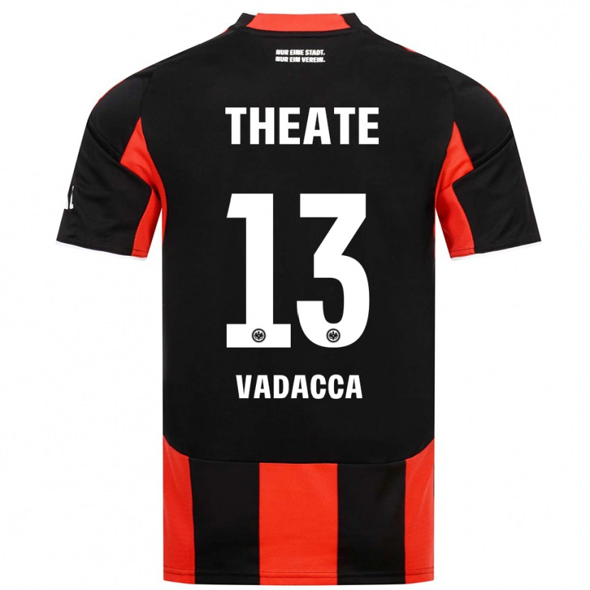 Danxen Men Gianni Vadacca #13 Black Red Home Jersey 2025/26 T-Shirt