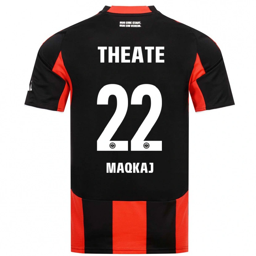Danxen Men Dritan Maqkaj #22 Black Red Home Jersey 2025/26 T-Shirt