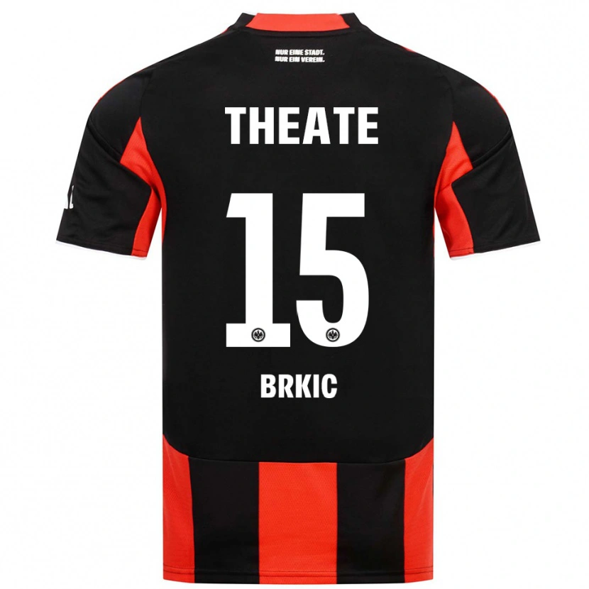 Danxen Men Said Brkic #15 Black Red Home Jersey 2025/26 T-Shirt