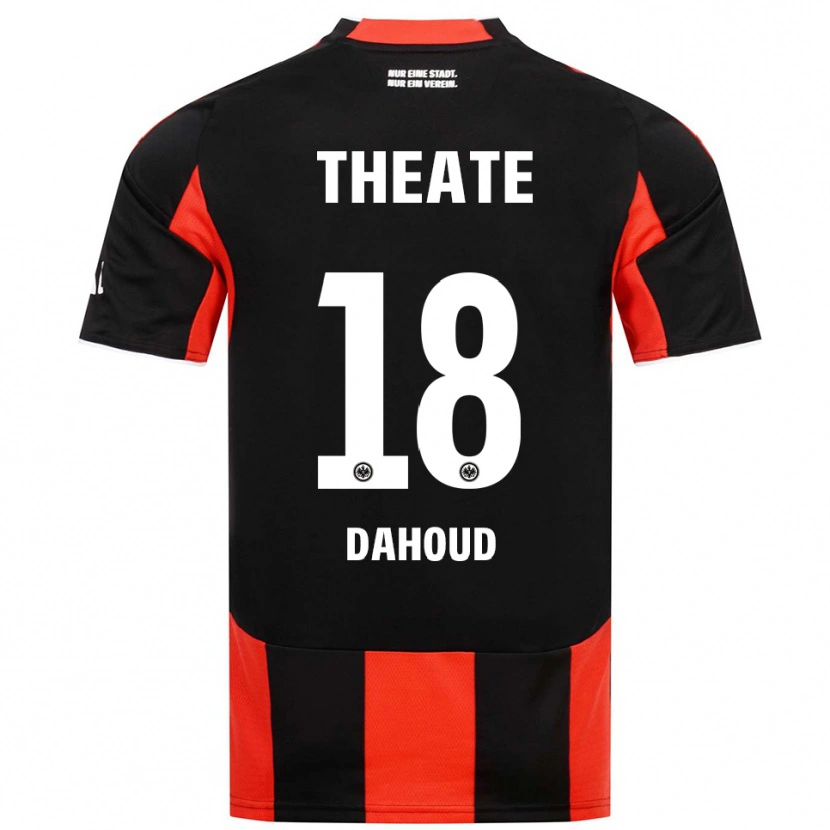 Danxen Men Mahmoud Dahoud #18 Black Red Home Jersey 2025/26 T-Shirt