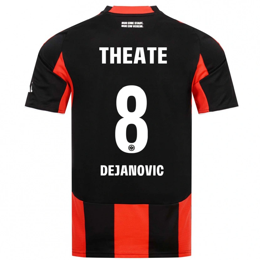 Danxen Men Daniel Dejanovic #8 Black Red Home Jersey 2025/26 T-Shirt
