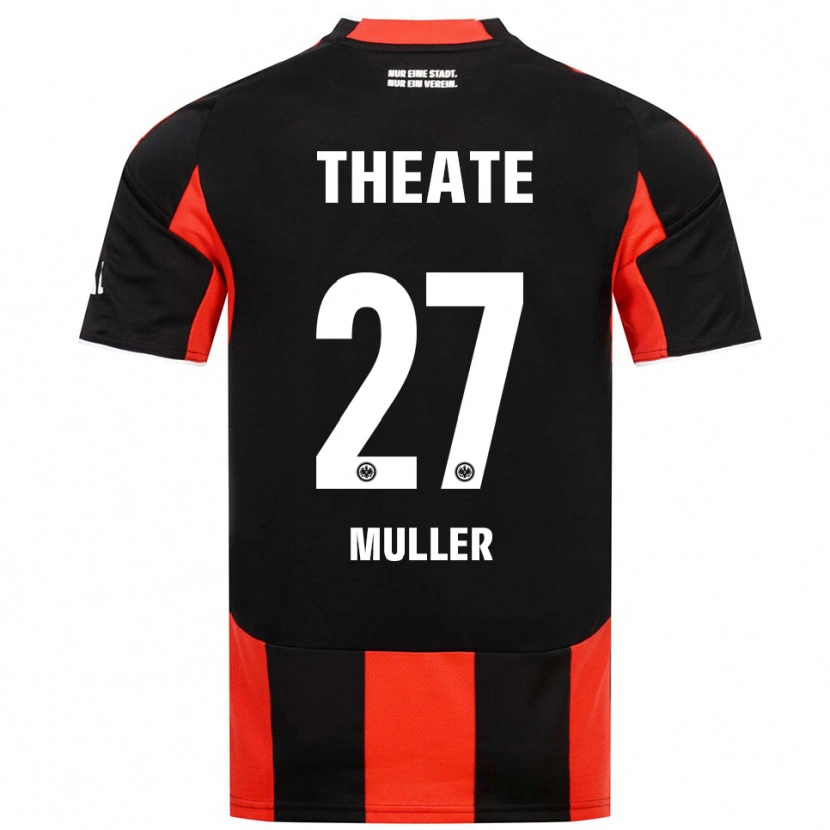 Danxen Men Mark Müller #27 Black Red Home Jersey 2025/26 T-Shirt