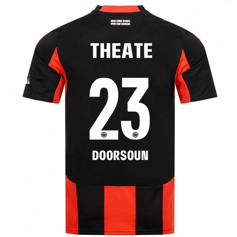 Danxen Men Sara Doorsoun #23 Black Red Home Jersey 2025/26 T-Shirt