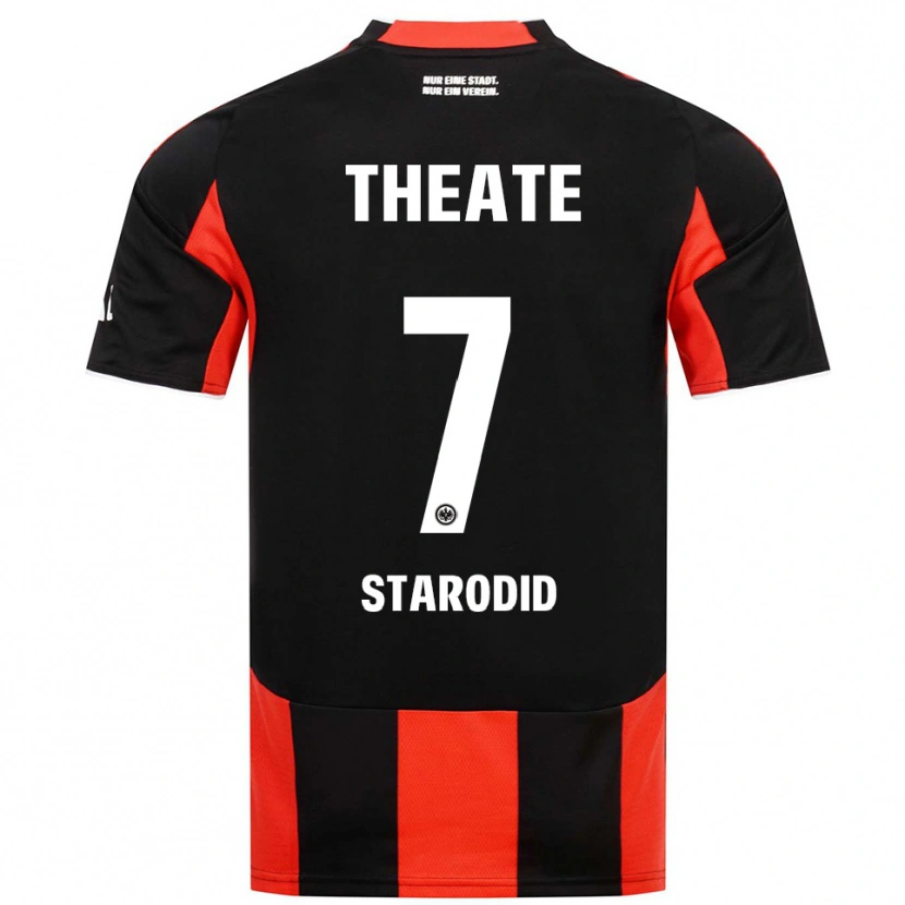 Danxen Men Daniel Starodid #7 Black Red Home Jersey 2025/26 T-Shirt