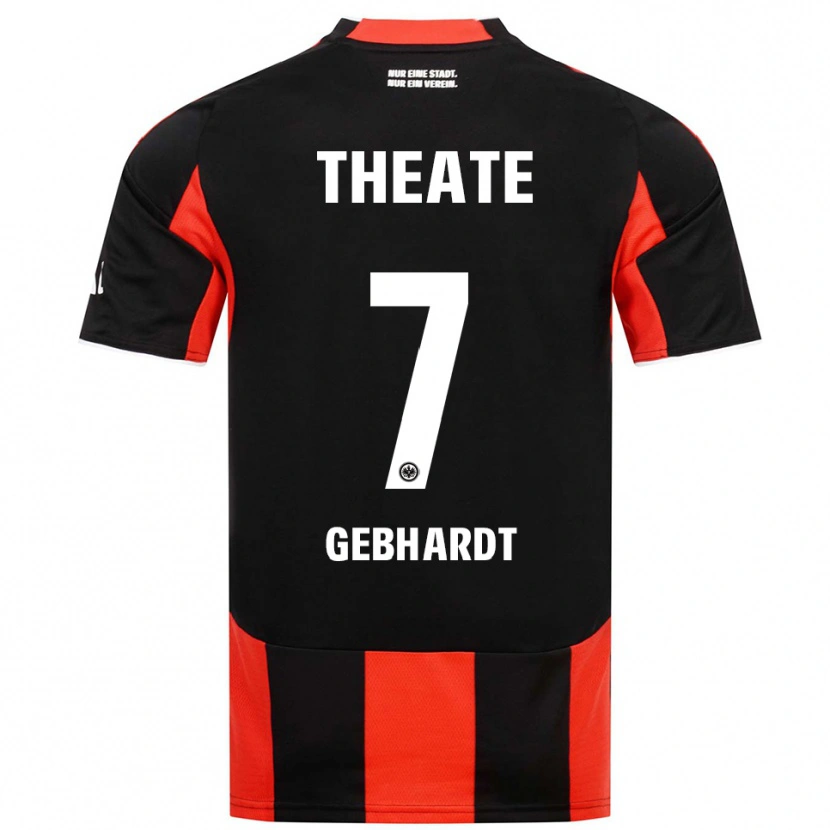 Danxen Men Luca Gebhardt #7 Black Red Home Jersey 2025/26 T-Shirt