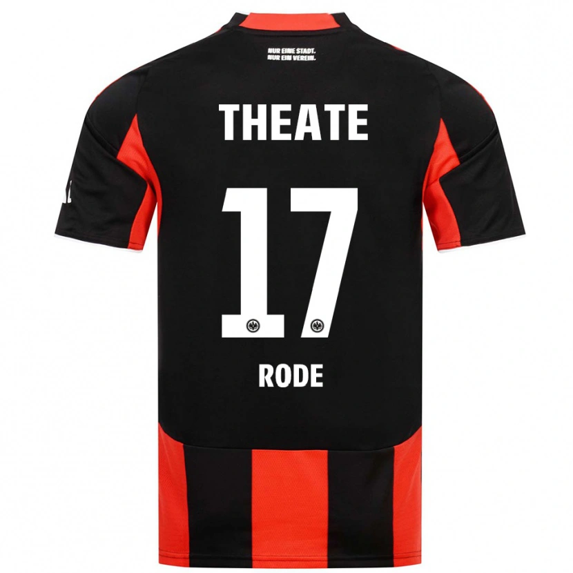 Danxen Men Sebastian Rode #17 Black Red Home Jersey 2025/26 T-Shirt