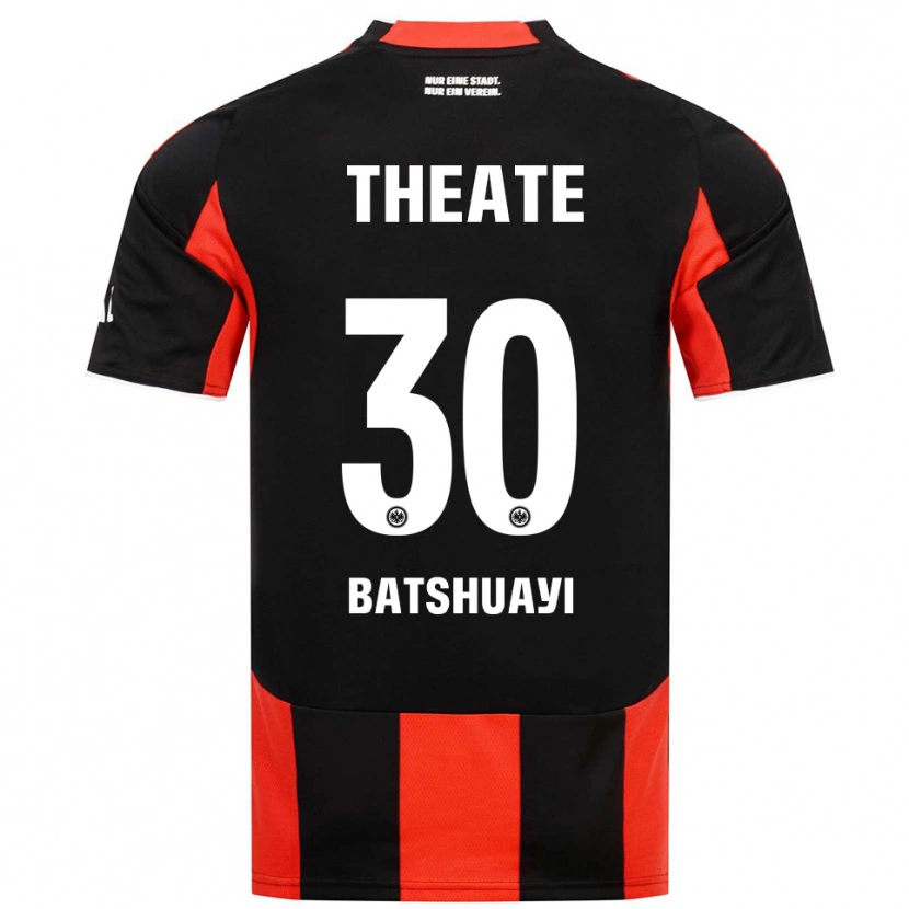 Danxen Men Michy Batshuayi #30 Black Red Home Jersey 2025/26 T-Shirt